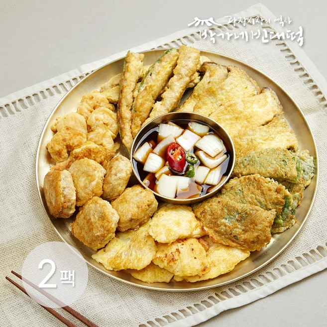 [박가네빈대떡] 모듬전 365g x 2 (총 730g), 2개