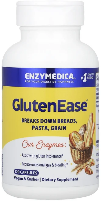 새해 첫좋은선물 Enzymedica GlutenEase® 캡슐 120정 제대로 할인합니다, Enzymedica GlutenEase 캡슐 120정, 1개 - 쿠팡