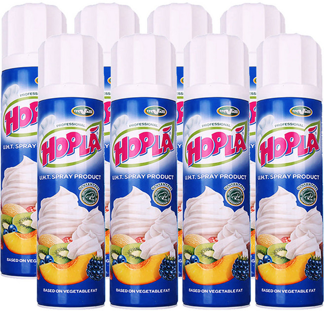 홉라 휩크림 스프레이 휘핑크림 대용량500g, 500g, 8개