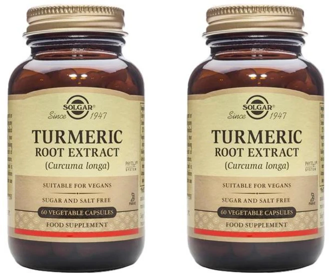 솔가 강황 뿌리 추출물 60 캡슐 x2병 Turmeric root, 60정 - 쿠팡