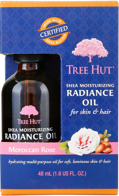 Tree Hut 시어 모이스처라이징 래디언스 오일, 48ml, Moroccan Rose, 1개