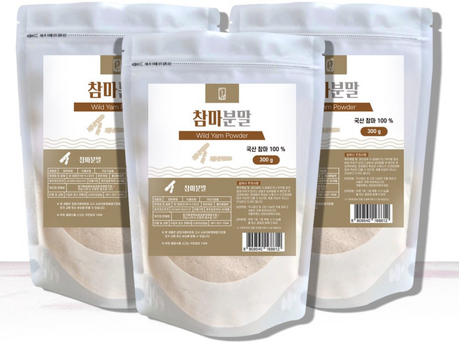 국내산 참마가루 마분말, 4개