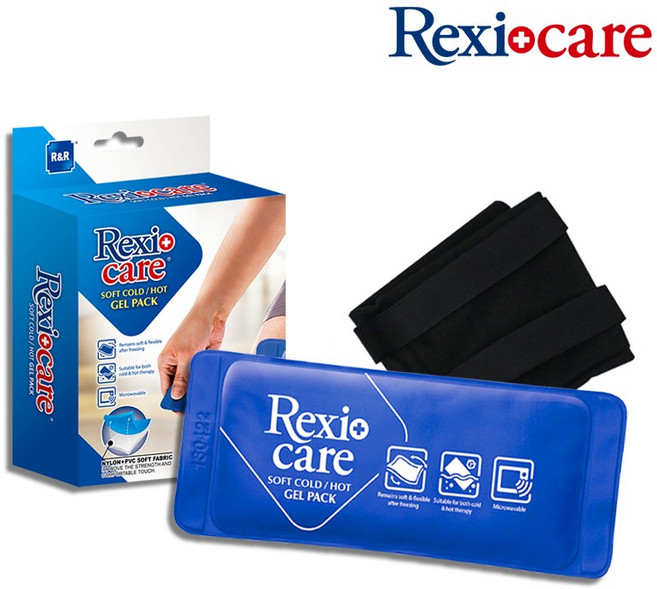 알앤알 렉시케어 냉온찜질팩 중형 SP-7201 커버포함 무릎 이마 손목 발목, 1개