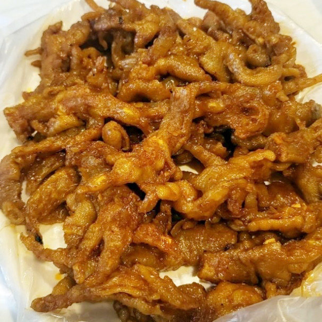 [홍미닭발] 이영자맛집 직화로 구운 매운 무뼈닭발 뼈없는닭발 매운닭발, 통닭발(순한맵기) 300g, 220g, 1개