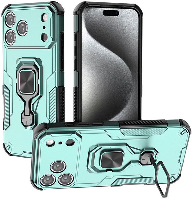 DIU 適用蘋果17Pro手機殼指環支架磁吸車載防摔ipone16手機殼