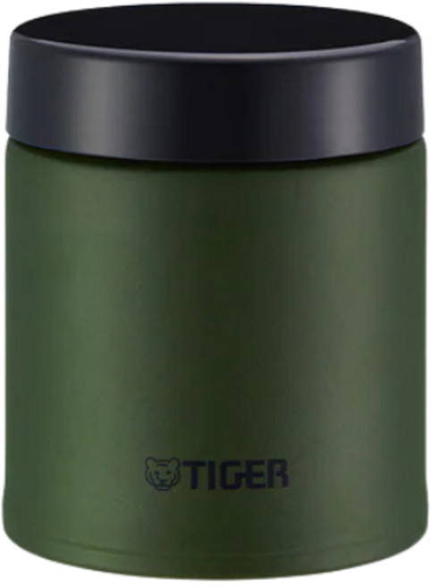 TIGER虎牌 SIAA認證 銀離子加工 保溫真空食物罐 MCJ-K050/MCJ-K075 森林沁綠, 1個, 500ml