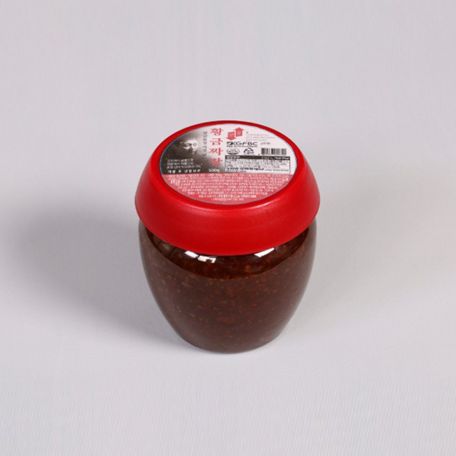 [한국그린푸드사업협동조합] 저염 황금짜장 춘장 카라멜X 색소X 화학조미료X, 1개, 500g