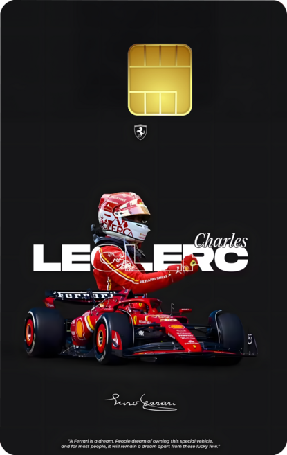 평생의 드림카 이제 카드에 담아 보자 슈퍼카 커스텀 카드스티커, 일반형, 1매, 4. Ferrari F1