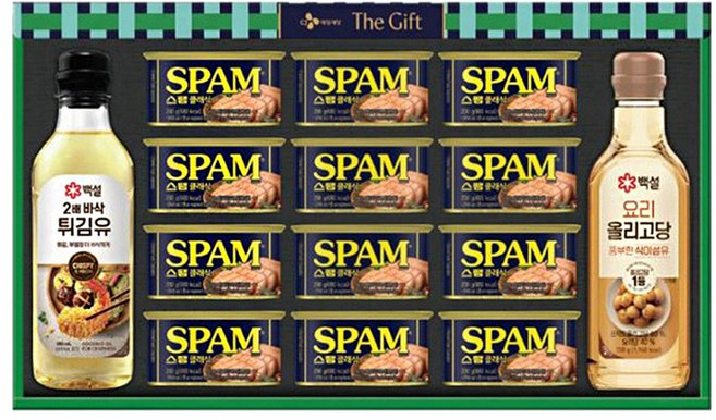 CJ제일제당 스팸 스마트초이스클래식 선물세트 1개 추석 설 회사 병원 기업 단체 대량 직원 명절 선물, 75세트