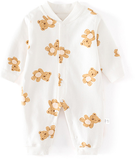 純棉長袖包屁衣