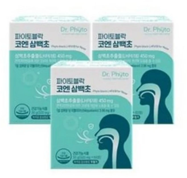 닥터파이토 파이토블락 코엔삼백초 삼백초추출물 (LHF618) 3개월분, 60정, 180개 - 쿠팡