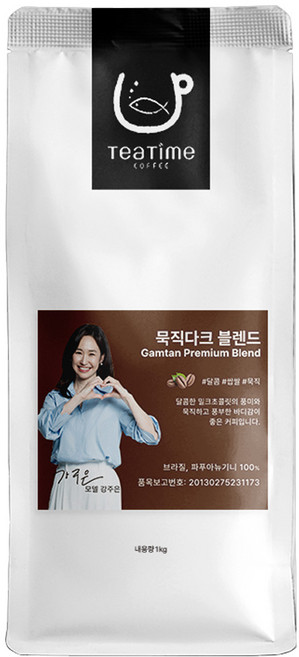 묵직다크 1kg 블렌드 원두커피, 1개, 홀빈(분쇄안함)