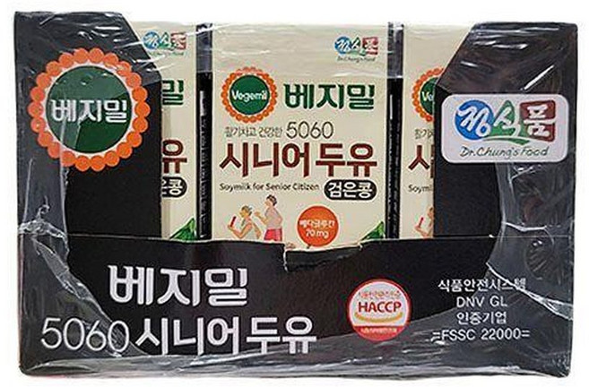 베지밀 시니어 두유 190ml X 24입, 24개