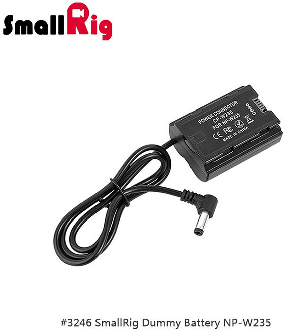 SmallRig 3246 NP-W235 假電池，相機穩定供電配件, 1個