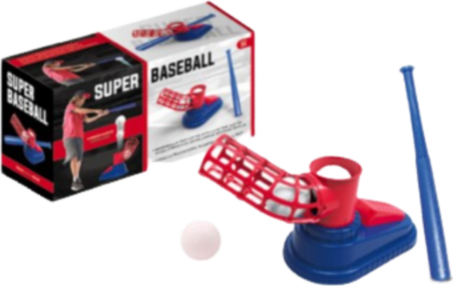 寶貝屋 兒童棒球自動彈跳發球練習器, 詳見包裝, 1個