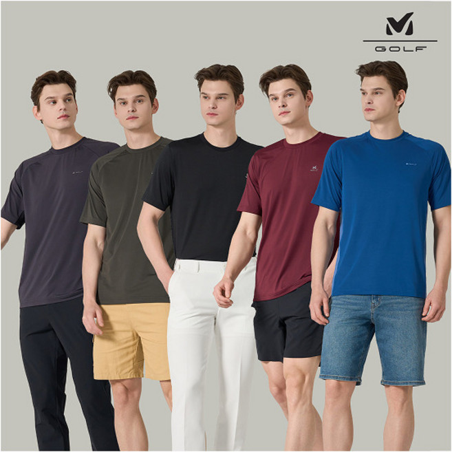 [밀레골프] ○ 26SS 남성 반팔티셔츠 5종