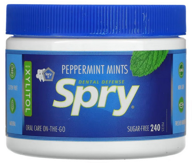 스프라이 자일리톨 덴탈 디펜스 무설탕 비건 글루텐 프리, 1개, 144g