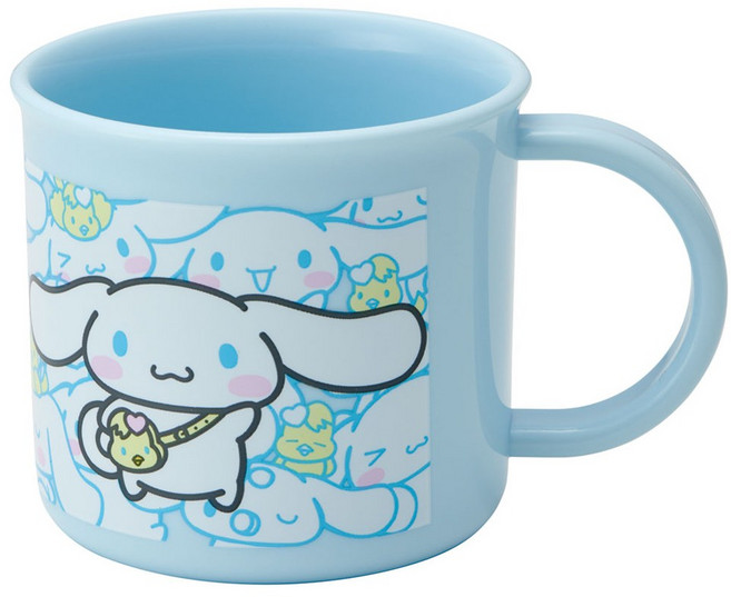 캐릭터 항균 플라스틱 컵 200ml 식기세척기 사용가능, 시나모롤 숨바꼭질, 1개