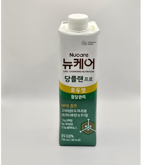 대상웰라이프 뉴케어 당플랜 프로 MPB 플랜 호두맛 230ml 48개, 8개