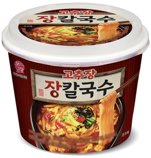 한일식품 본고장 고추장 장칼국수, 4개, 208.8g