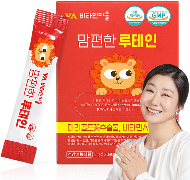 비타민마을 맘편한 루테인 30p 1개월분, 30회분, 60g, 1개