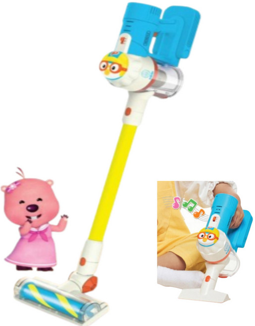 뽀로로 흡입되는 청소기장난감 무선 핸디 청소도구장난감 2살여아장난감, 1개