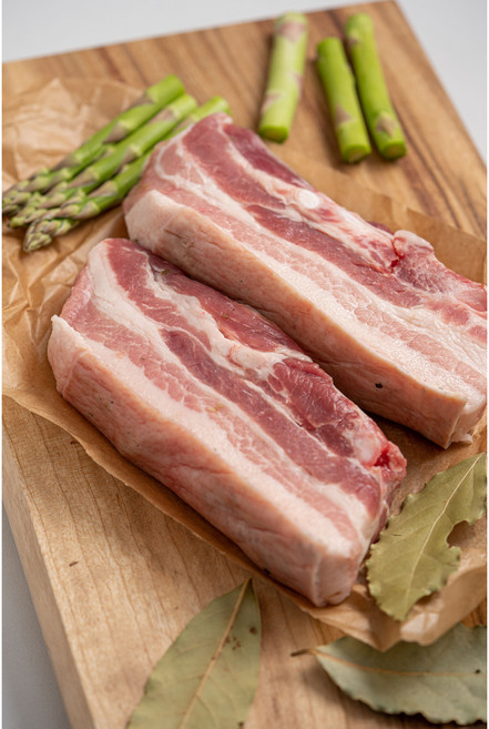 [더나은축산유통] 제주도 산지직송 흑돼지오겹살(흑돈미박삼겹) 구이용 1cm, 1개, 500g