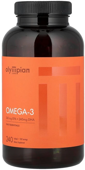 올림피언랩 오메가3 피쉬 오일 2000mg 소프트젤 240정(소프트젤 1정당 1000mg), 240정, 1개 - 쿠팡
