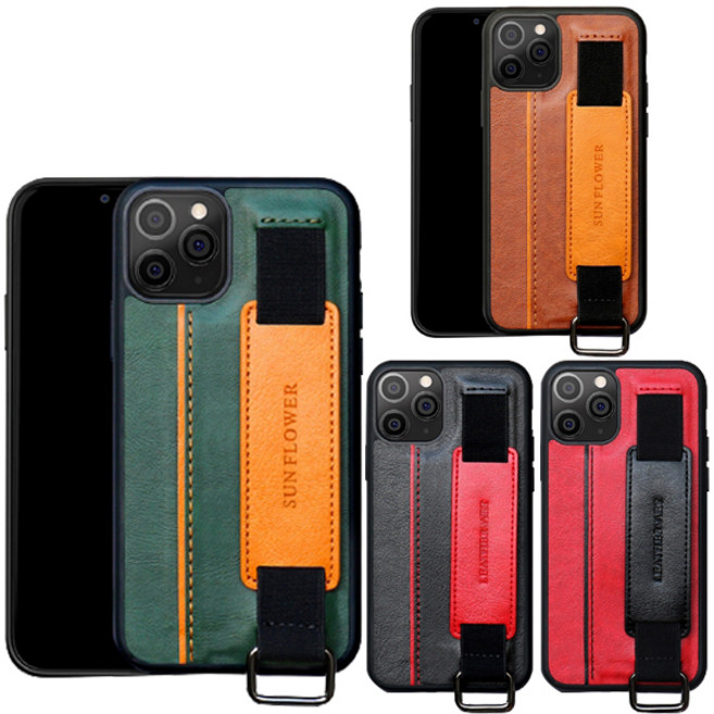 페블 갤럭시S23울트라 전용 S918N S23울트라 5G 카드 1장 수납 가죽밴딩 (링고리포함) 범퍼 휴대폰 케이스