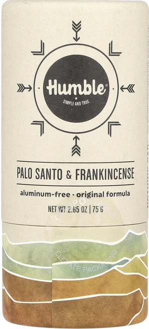 Humble Brands 알루미늄 무함유 데오드란트 팔로산토 및 유향 75g(2.65oz), HumbleBrands알루미늄무함유데오드란트팔로산토및유, 75g, 1개 - 쿠팡