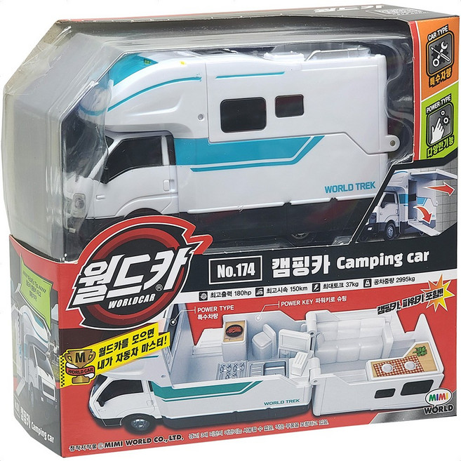 월드카 파워키 캠핑카, 단품, 1개