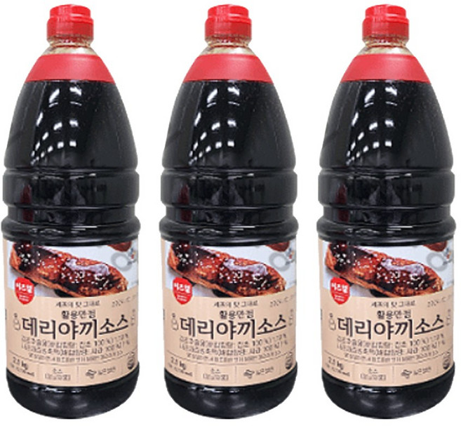 CJ 이츠웰 데리야끼소스 2.1KG, 3개