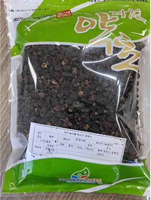 국내산오가피열매(오가자) 500g - 제천약초영농조합, 1개, 250g