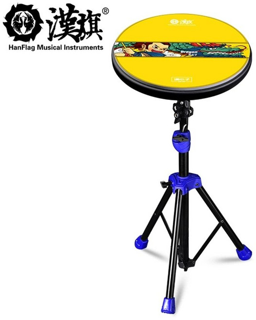 드론형 드럼패드 세트 스탠드포함, J. 프린스 드래곤  E 브래킷 진한 파란색