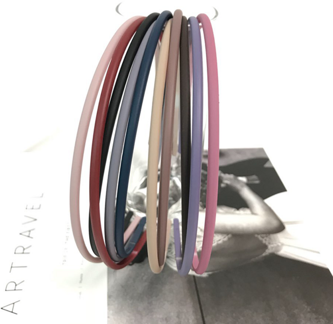 썸머소울 안아픈 무광 얇은 머리띠 10개세트 국산 빗살