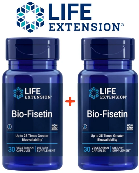 라이프익스텐션 바이오 피세틴 갈락토만난 레시틴 30 베지캡슐 2개, 30정 - 쿠팡