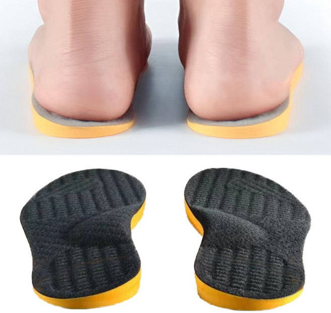 내측 외측 밸런스 깔창 아치 높낮이 발바닥균형 높이조절 O다리 X다리 뒤꿈치 발보호 인솔, 1개