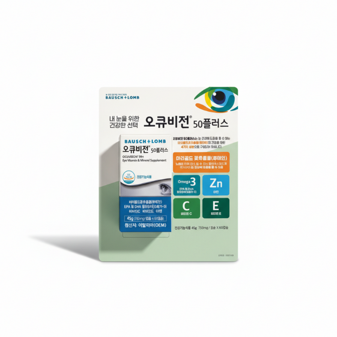 바슈룸 오큐비전50 플러스 760mg 60캡슐, 1개, 60정