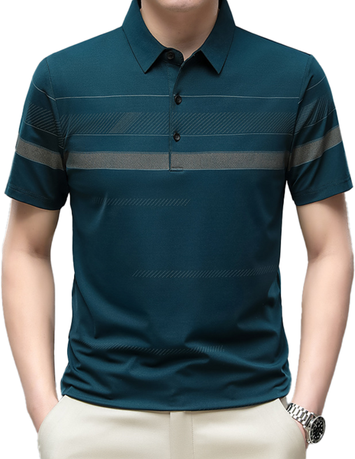 글라모라 중년 남성 골프웨어 쿨 반팔 카라티 티셔츠