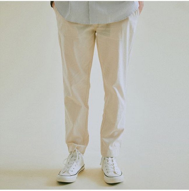 후아유 코튼린넨 테이퍼드 밴딩 팬츠 WHTAC2423U-T 594206