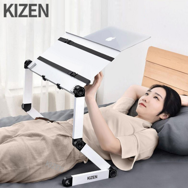 키젠 누워서 보는 침대 독서대 높이조절 각도 조절, 05_누워서독서대플러스(화이트)