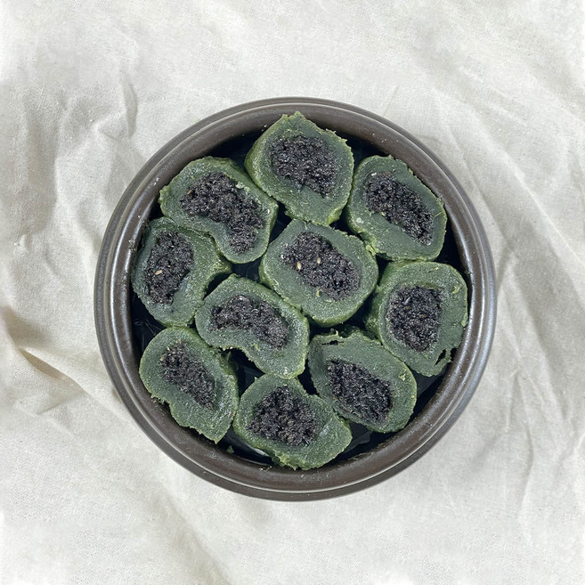 영광 모싯잎 찐 모시송편 흑임자송편, 800g, 1개