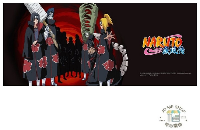 火影忍者 滑鼠墊, 1個, 曉組織款2（70x30cm)