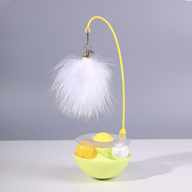 오드펫하우스 고양이장난감 고양이깃털장난감 깃털장난감 고양이낚시대 고양이장난감낚시대 고양이장난감자동 고양이캣닢, 1개, 형광