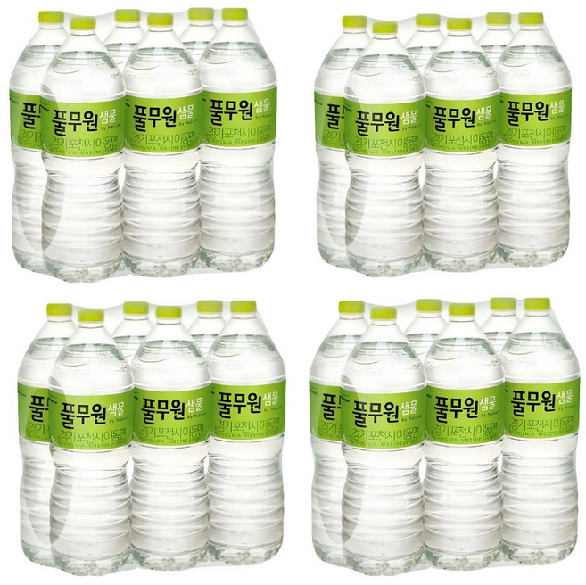 풀무원샘물 무라벨, 30개, 2L