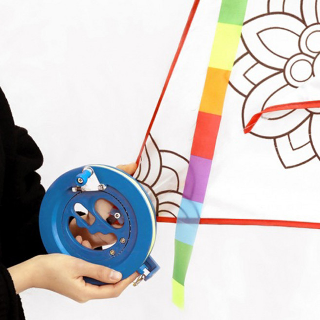 민화샵 연날리기 베어링 회전 얼레 ULVOL0190, 혼합색상, 1개