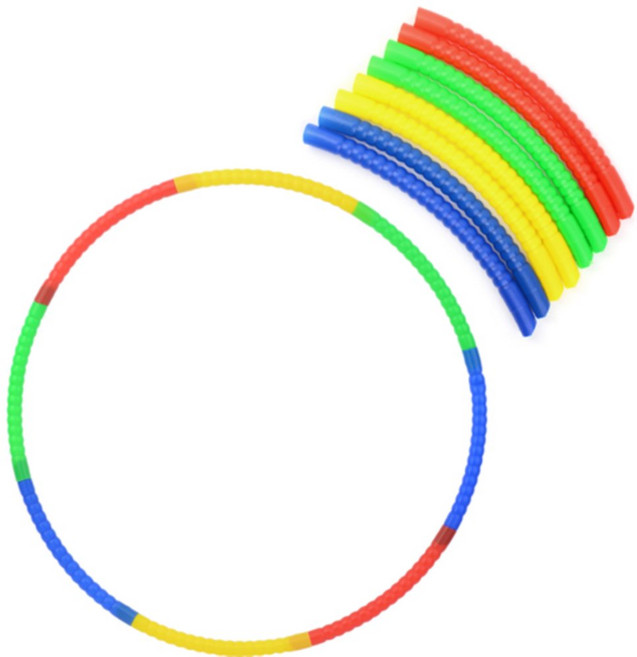 조립식 훌라후프 실내 플라스틱 성인, 소, 1개