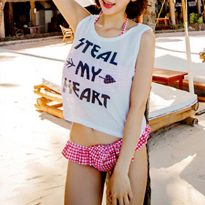 바닐라비키 60435 t. 보니콤마 커버업 수영복상의