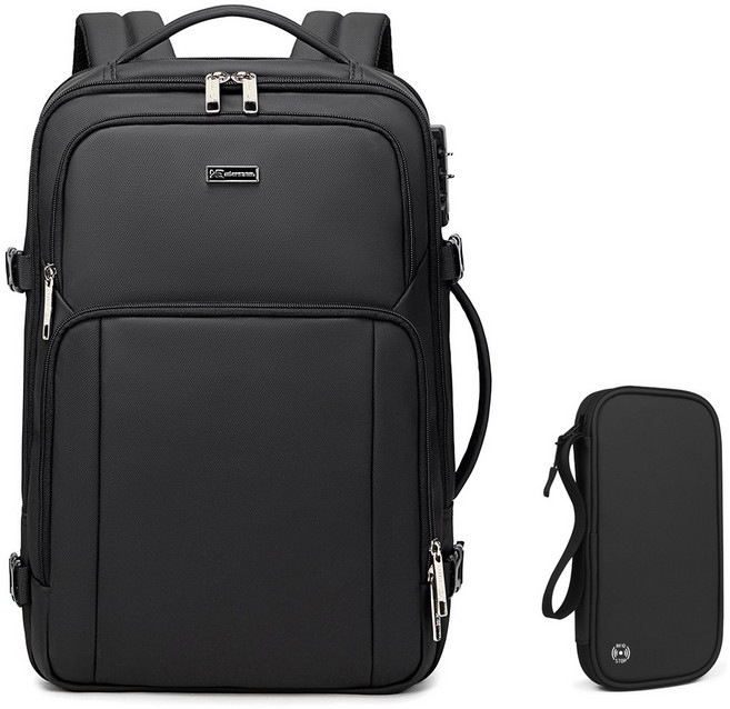 여권가방 포함 대용량 출퇴근 출장용 17인치 노트북 가방 직장인 비즈니스 대학생 USB 충전 남자 백팩