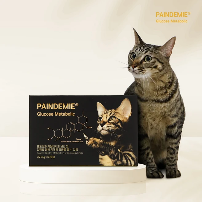 [팡드미] 글루코스 메타볼릭 비만 및 혈당관리 고양이를 위한 탄수화물 컨트롤러 (30일분), 1개 - 쿠팡